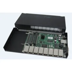 Mikrotik RouterBoard RB493AH-Set ขนาด 9 Port 10/100Mbps Ram 128MB, 3 miniPCI, 1 Serial Port, ROS LV5 พร้อม Case