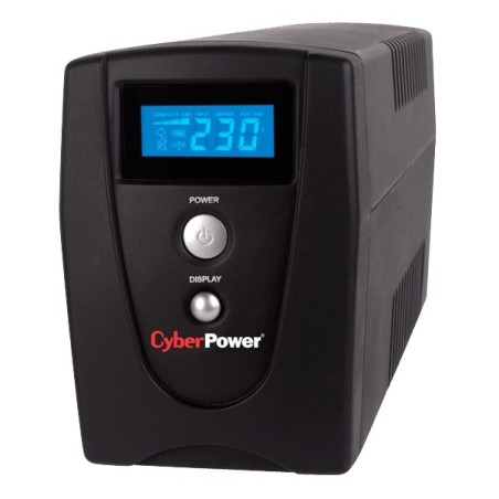 เครื่องสำรองไฟ UPS CyberPower Value 600 ELCD-AS แบบมี LCD Display ขนาด 600VA 360Watt