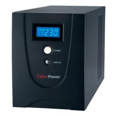 เครื่องสำรองไฟ UPS CyberPower Value 1200 ELCD-AS แบบมี LCD Display ขนาด 1200VA 720Watt