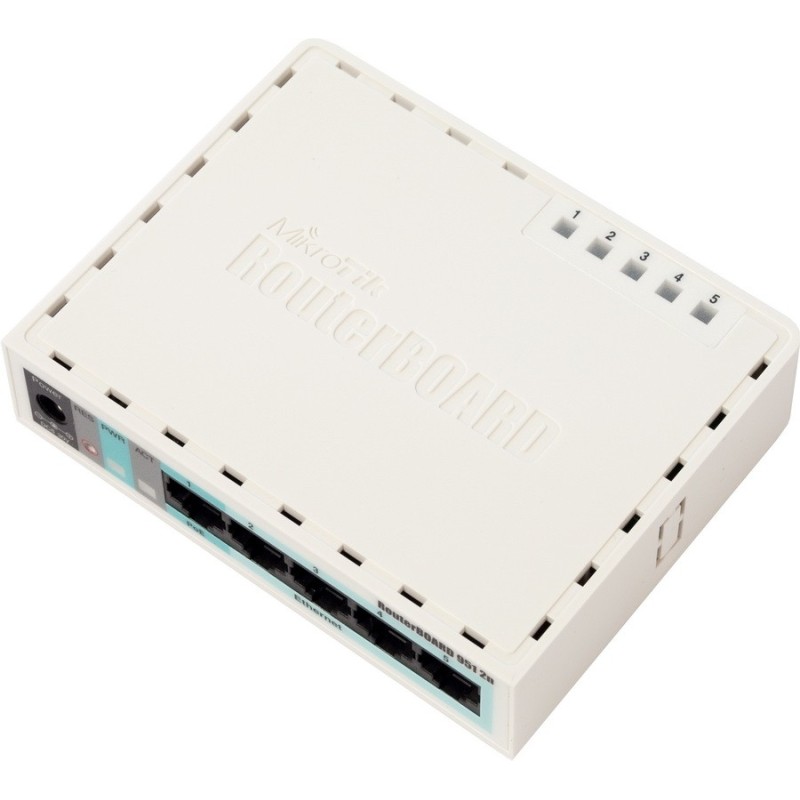 MikroTIK Mikrotik RouterBoard RB951-2n ROS Lv.4 Ram 32MB พร้อม WIreless มาตรฐาน N ย่าน 2.4GHz