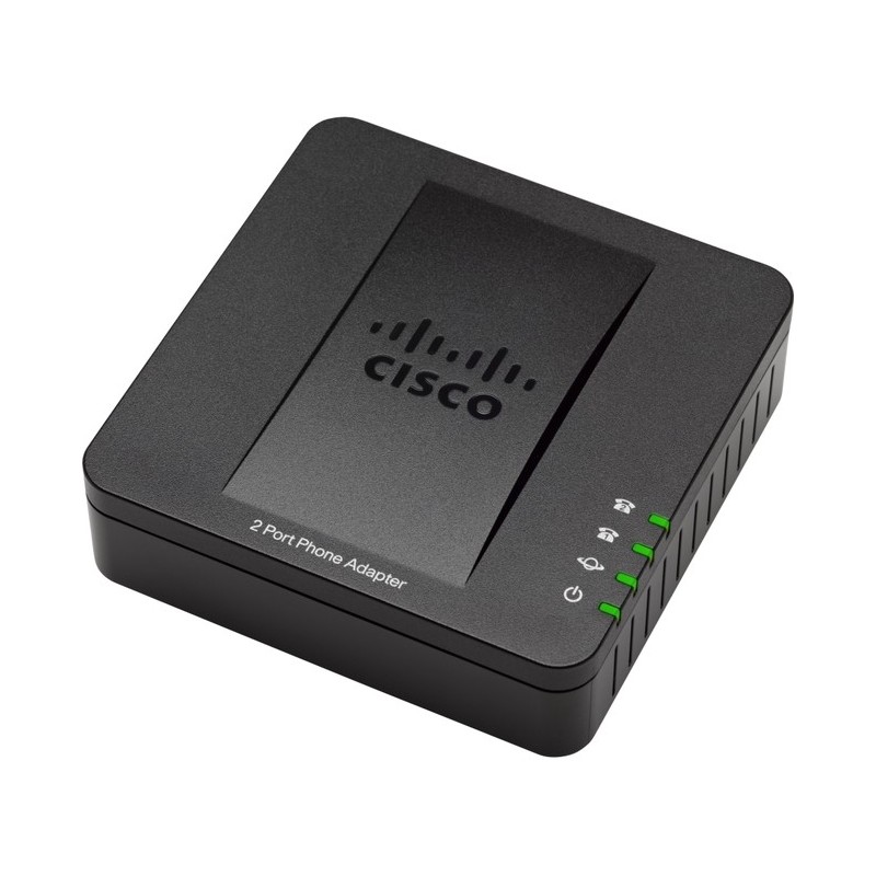 Cisco SPA112 (PAP2T) Internet Phone Adapter 2 Ports FXS และ 1 Port Lan 10/100Mbps