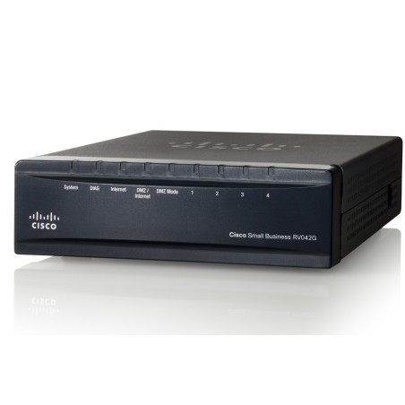 Cisco RV042G VPN Load-Balance Router รวม Internet ได้ 2 คู่สาย VPN 50 Tunnels พร้อม Switch 4 Port Gigabit