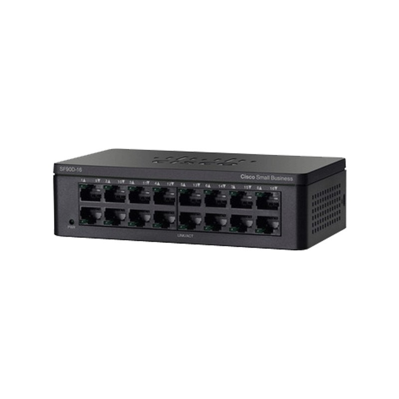 Cisco Cisco SF90D-16-AS Desktop Switch 16 Port ความเร็ว 10/100 Mbps