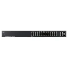 Cisco SG200-26 L2-Managed Gigabit Switch 24 Port, 2 Port mini-Gbic ทำ VLAN ควบคุมผ่าน Web