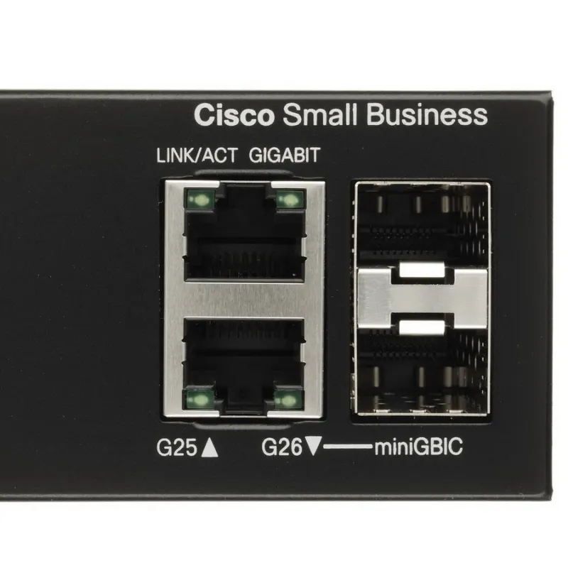 Cisco SG200-26 L2-Managed Gigabit Switch 24 Port, 2 Port