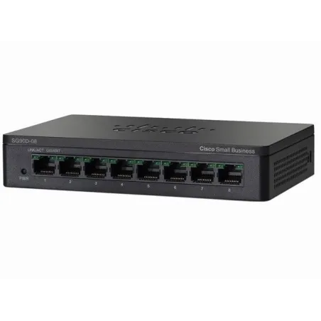 Cisco SG90D-08 แบบ Desktop ขนาด 8 Port ความเร็ว Gigabit 10/100/1000 Mbps