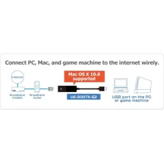 PCI UE-200TX-G2 อุปกรณ์แปลง USB2.0 เป็น Port Lan RJ-45 สำหรับ PC, MAC และ Game Machine