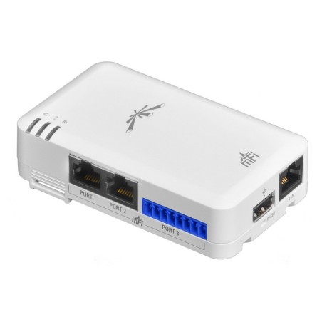 Ubiquiti mPort อุปกรณ์สำหรับรับข้อมูลจาก mFi Sensor เป็น TCP/IP มาพร้อม Wireless N และ POE
