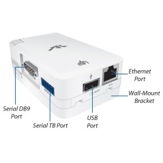 Ubiquiti Ubiquiti mPort-S อุปกรณ์เชื่อมต่อ mFi Sensor พร้อม Serial Port มาตรฐาน RS232/RS485 พร้อม POE