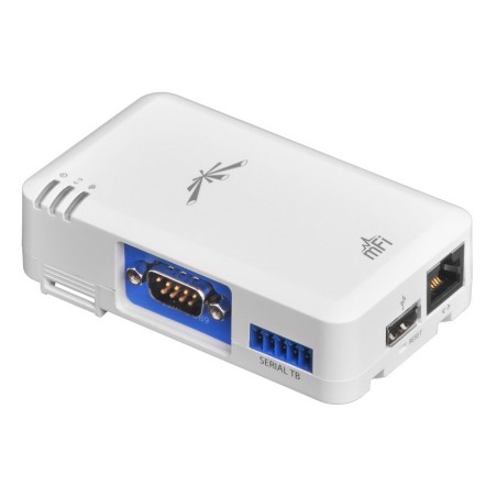 Ubiquiti mPort-S อุปกรณ์เชื่อมต่อ mFi Sensor พร้อม Serial Port มาตรฐาน RS232/RS485 พร้อม POE