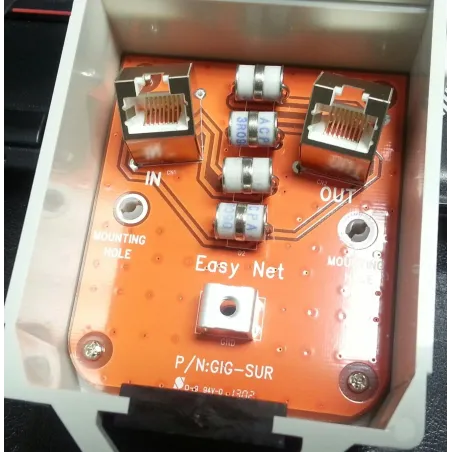 Sysnet Gigabit Surge/Lightning Protector ปกป้องระบบเครือข่ายที่เกิดจาก ESD/ฟ้าผ่า ผ่านสาย Lan