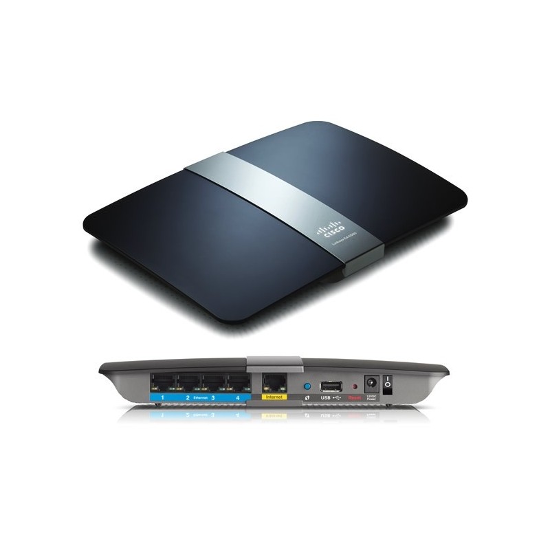 Linksys EA4500 Wireless Broadband Router แบบ Dual Band 2.4 และ 5GHz ความเร็ว 450 Mbps พร้อม HotSpot 10 Users
