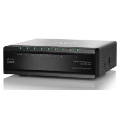 Cisco Cisco SG200-08P L2-Managed Switch 8 Port ความเร็ว Gigabit รองรับ VLAN พร้อม POE 802.3af 4 Port