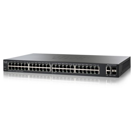 Cisco SG200-50 Managed-L2 Gigabit Switch 48 port 2 Port SFP, 2Port mini-Gbic รองรับ Trunking,QOS และ WebView