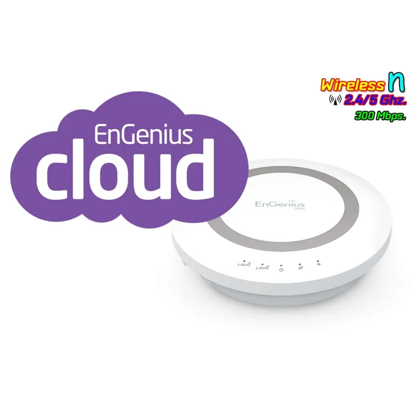 Engenius ESR600 Wireless Broadband Router ย่านความถี่ 2.4/5GHz ความเร็วสูง 300Mbps รองรับ Multimedia Sharing ราคาประหยัด