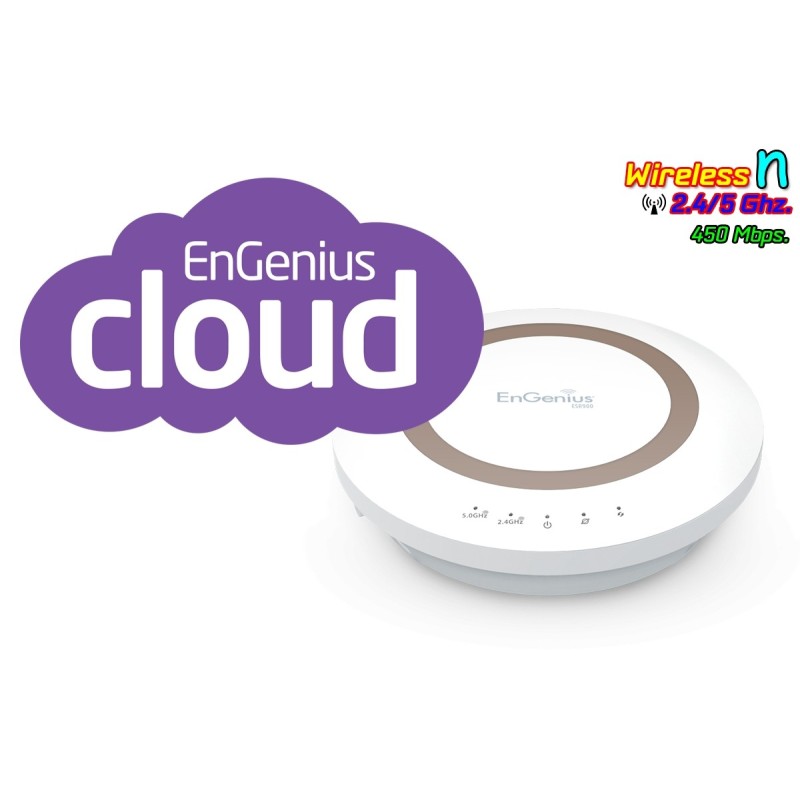EnGenius Engenius ESR900 Wireless Broadband Router ย่านความถี่ 2.4/5GHz ความเร็วสูง 450Mbps รองรับ Multimedia Sharing