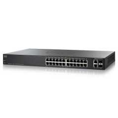 Cisco Cisco SF200E-24 L2-Managed Switch 24 Port ความเร็ว 10/100Mbps, 2 Port Gigabit รองรับ VLAN