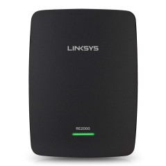 Linksys Linksys RE2000 Wireless-N Range Extender/Bridge ความถี่ 2.4 และ 5GHz ความเร็ว 300 Mbps รองรับ Mode Repeater/Bridge