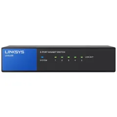 Linksys LGS105 Desktop Gigabit Switch 5 Port ความเร็ว 10/100/1000 Mbps เคสเหล็ก