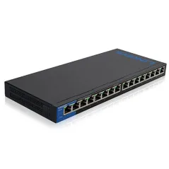 Linksys LGS116 Desktop Gigabit Switch 16 Port ความเร็ว 10/100/1000 Mbps เคสเหล็ก