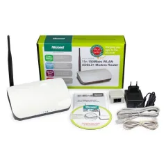 Micronet SP33667NL 11n 150Mbps WLAN ADSL2+ Modem Router ราคาประหยัด ความถี่ 2.4Ghz 150Mbps 4 Port Lan