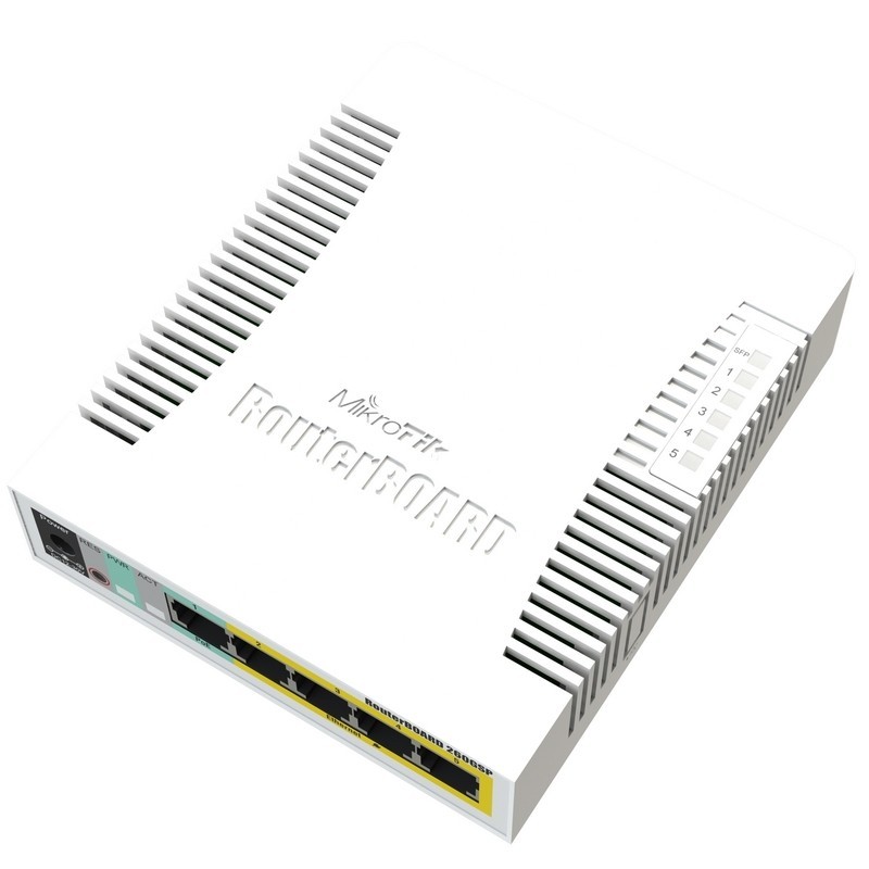 MikroTIK Mikrotik RB260GSP Smart Switch 5 Port Gigabit พร้อม Passive POE 4 Port VLANs, Mirror Traffic, Bandwidth Limit