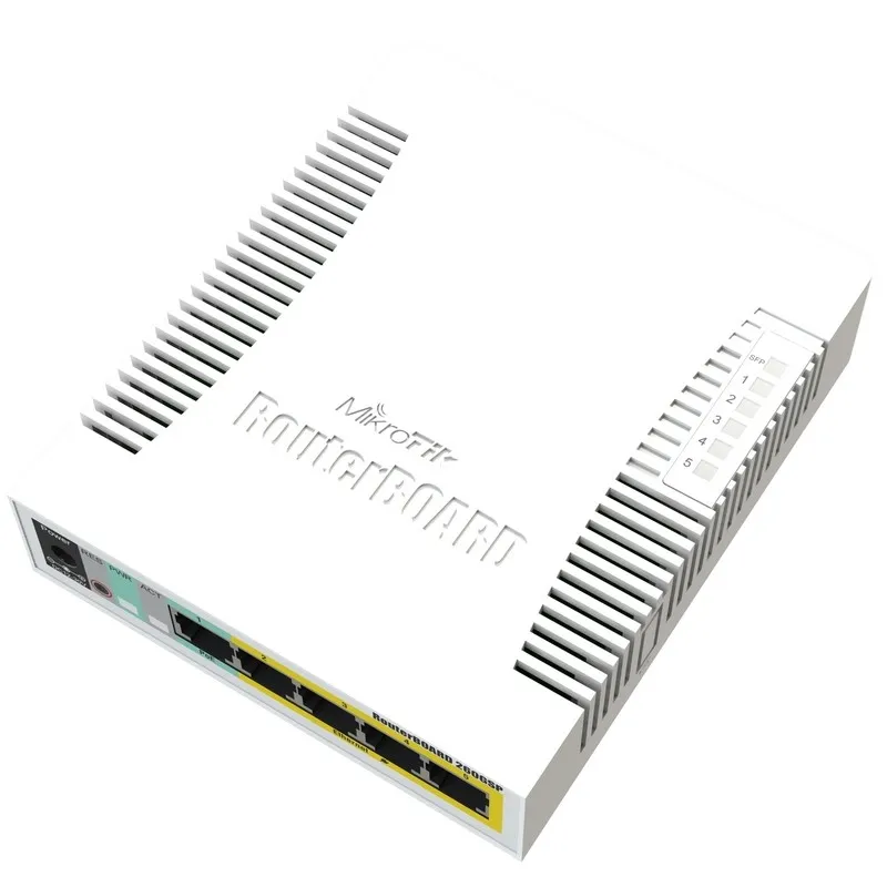 Mikrotik RB260GSP Smart Switch 5 Port Gigabit พร้อม Passive POE 4 Port VLANs, Mirror Traffic, Bandwidth Limit