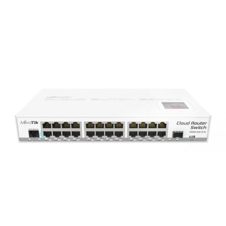 Mikrotik Cloud Router Switch CRS125-24G-1S-IN แบบ Desktop ROS Lv.5 พร้อม Smart Switch-L3, 24 Port Gigabit