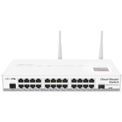 MikroTIK Mikrotik Cloud Router Switch CRS125-24G-1S-2HnD-IN ROS Lv5, Wireless 2.4GHz, Smart Switch-L3 24 Port Gigabit