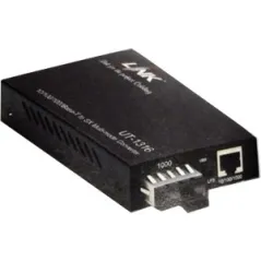 Link UT-1316 Gigabit SX Media Converter แปลงจาก RJ-45 เป็นสาย Fiber Optic แบบ Multi-Mode หัวต่อแบบ SC ระยะทาง 550 เมตร