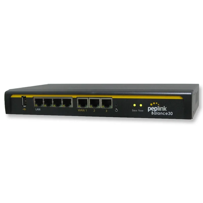 Peplink Balance 30 Loadbalance 3 Wan VPN Router, 4 Port Gigabit IPSecs VPN 2 Tunnels