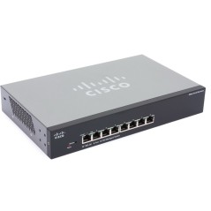 Cisco SF300-08 (SRW208) L3-Managed Switch 8 Port 10/100Mbps รองรับ Static Routing, VLANs ควบคุมผ่าน Web