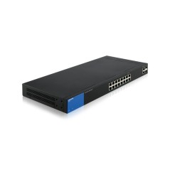 Linksys LGS318 L2-Managed Gigabit Switch 16 Port, 2 Port SFP รองรับ VLANs, Link Aggregation ควบคุมผ่าน WebView