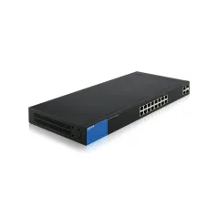 Linksys LGS318 L2-Managed Gigabit Switch 16 Port, 2 Port SFP รองรับ VLANs, Link Aggregation ควบคุมผ่าน WebView