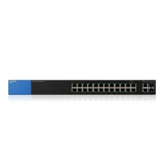 Linksys LGS326 L2-Managed Gigabit Switch 24 Port, 2 Port SFP รองรับ VLANs, Link Aggregation ควบคุมผ่าน WebView