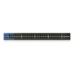 Linksys LGS552P L3-Managed Gigabit POE Switch 48 Port, 2 Port XG 10Gbs, รองรับ Static Routing พร้อม POE 48 Port