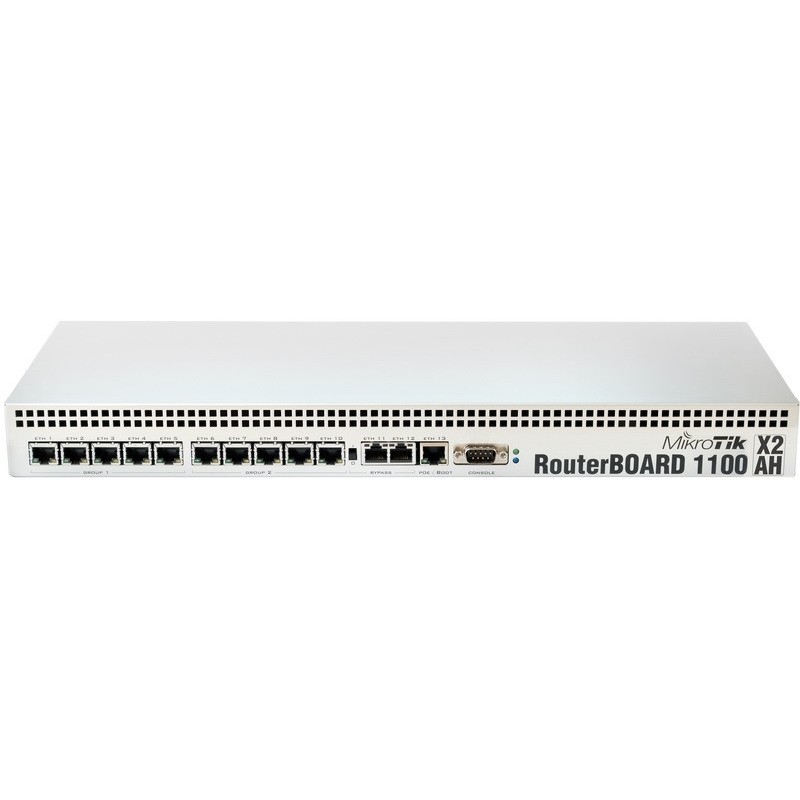 Mikrotik RouterBoard RB1100AHx2-LM CPU Dual-Core 1GHz 13-Port Giagbit Ram 512MB ROS-LV6