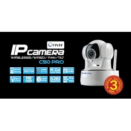 Plenty C50-Pro กล้อง Wireless IP Camera แบบไร้สาย รองรับ Pan/Tilt/Zoom ความละเอียด HD 720P พร้อม IR ราคาประหยัด