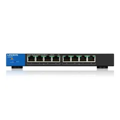 Linksys LGS308P L2-Managed Gigabit POE Switch 8 Port รองรับ VLANs, Link Aggregation ควบคุมผ่าน WebView