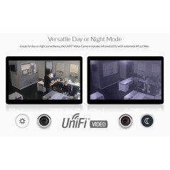 Ubiquiti Unifi Video Camera Dome (UVC-Dome) กล้อง IP Camera มาตรฐาน H.264 720p HD, IR LED Night Mode, POE ในชุด