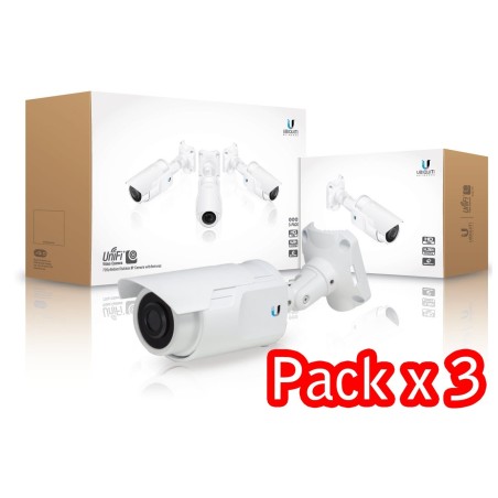 Ubiquiti Unifi Video Camera (UVC) Pack 3 ชุด กล้อง IP Camera มาตรฐาน H.264 720p HD, IR LED Night Mode, POE ในชุด