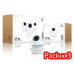 Ubiquiti Unifi Video Camera Dome  Pack 3 (UVC-Dome-3) กล้อง IP Camera มาตรฐาน H.264 720p HD, IR LED Night Mode, POE ในชุด
