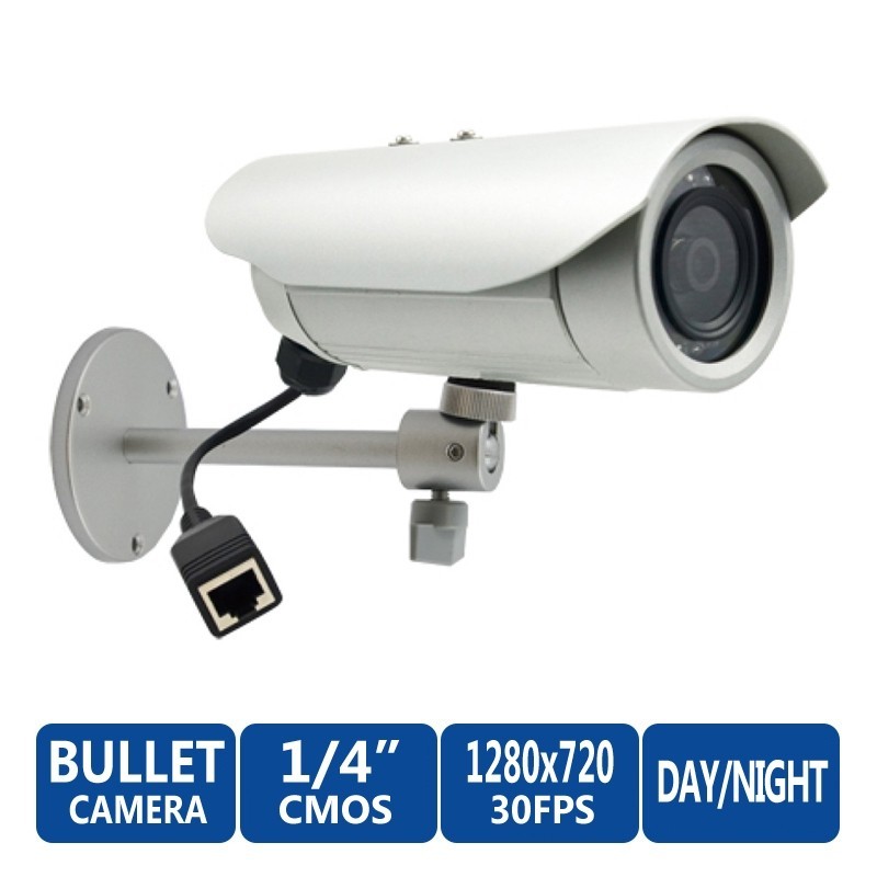 ACTi Bullet IP-Camera รุ่น E31 ความละเอียด 1MP แบบภายนอกอาคาร Censor CMOS รองรับ Day/Night