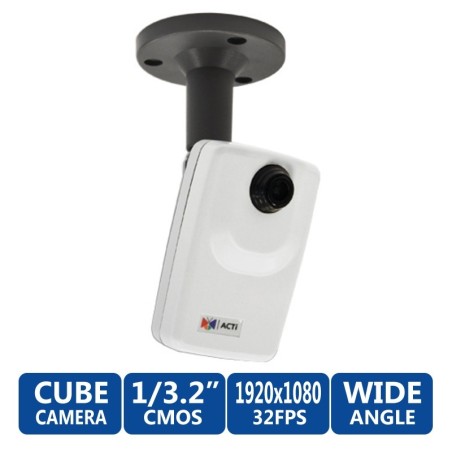 ACTi Cube D12 ความละเอียด 3 Megapixel 1080P HD IP Security Camera