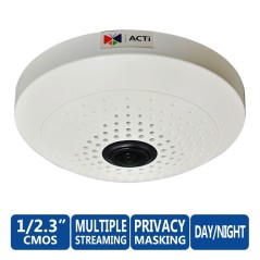 ACTi B55 10Mp Indoor Day/Night Basic WDR Fixed Focus Fisheye Lens มุมอง 360 องศา