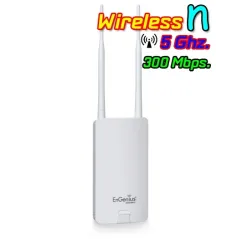 Engenius ENS500EXT Long-range Accees Point ภายนอกอาคาร ความถี่ 5GHz ความเร็ว 300Mbps กำลังส่ง 400mW เสา 5dBi