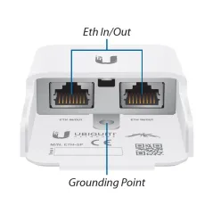 Ubiquiti ETH-SP Ethernet Surge Protector อุปกรณ์ปกป้องระบบเครือข่ายที่เกิดจากฟ้าผ่าผ่านสาย Lan