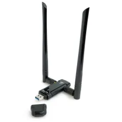 ALFA AWUS036AC Wireless USB Adapter แบบ Dual-Band 2.4/5 GHz มาตรฐาน AC ความเร็วสูงสุด 867Mbps เสา 2 ต้น 