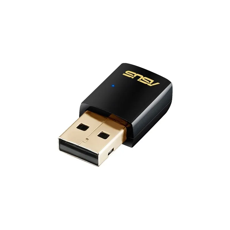 ASUS USB-AC51 Wireless USB Adapter มาตรฐาน AC แบบ Dual-Band 2.4/5 GHz ความเร็วสูงสุด 150/433Mbps 