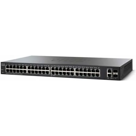 Cisco SG220-50P Smart Plus L2-Managed Gigabit POE Switch 48 Port Gigabit, 2 Port SFP ควบคุมผ่าน Web